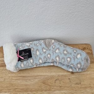 Cuddl Duds Sherpa Lined Lounge Socks, NWT, Shoe Size 4-10